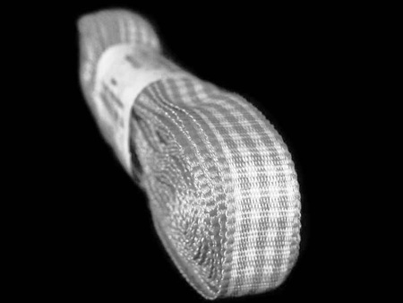 Wstążka 10mm PEPITO popiel