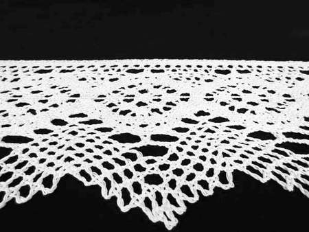 Koronka 12,5cm bawełniana biała