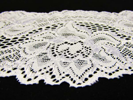 Wstawka 8cm elastyczna biała