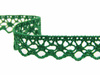 Koronka 1,2cm bawełniana ciemnozielona