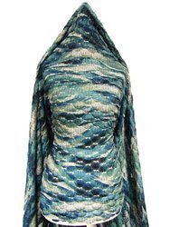 Tkanina CUT OUT morska zieleń