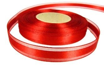 Wstążka 15mm organtyna PAS czerwona