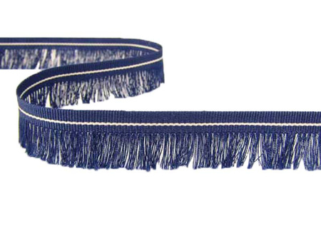 Taśma 2cm FRĘDZEL bawełna jasny granat