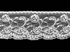 Koronka 5,5cm stabilna biała