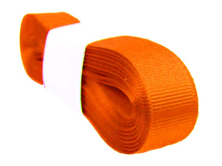 Taśma 15mm ryps poliester pomarańczowa