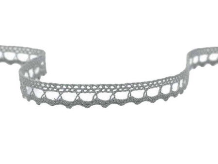 Koronka 0,9cm bawełniana popiel