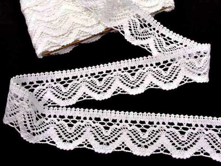 Koronka 5,8cm bawełniana biała