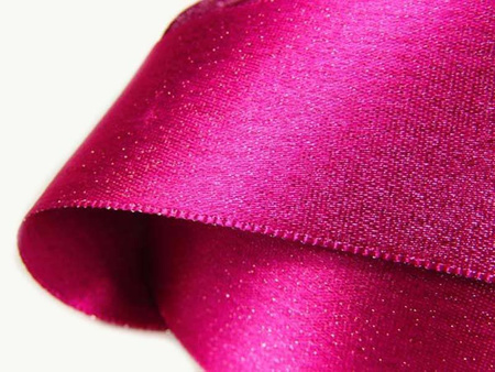 Wstążka 40mm atłas REXOR fuksja