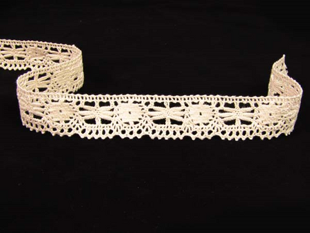 Koronka 3cm bawełniana naturalna