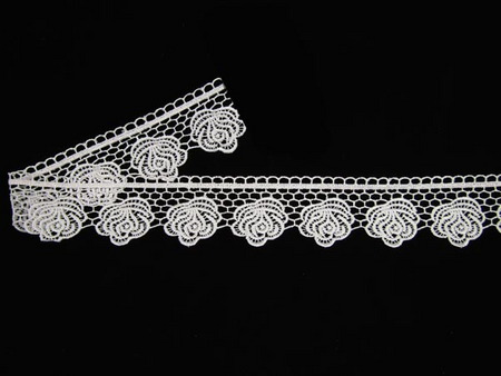 Koronka 6cm gipiurowa biała