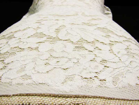 Koronka 150cm bawełnIano-wiskozowa ivory