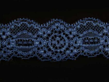 Wstawka 3cm elastyczna niebieska