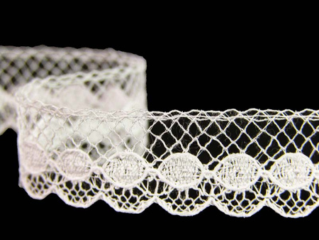 Koronka 1,3cm bawełniana biała