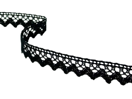 Koronka 1,7cm bawełniana czarna