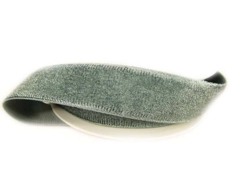 Aksamitka 25mm popiel