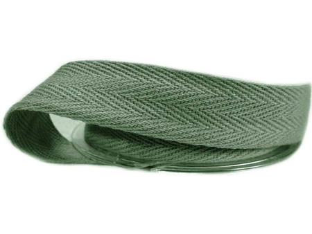 Taśma 20mm bawełniana jodełka popiel