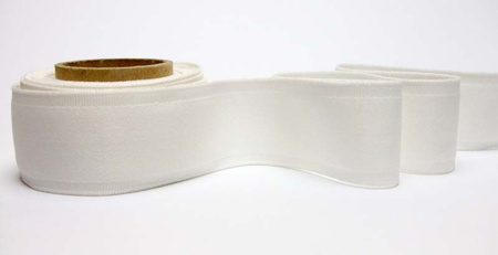 Taśma 35mm potnikowa poliamidowa-bawełniana biała