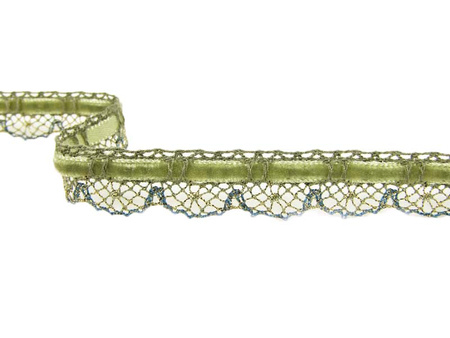 Koronka 1,6cm poliestrowa khaki