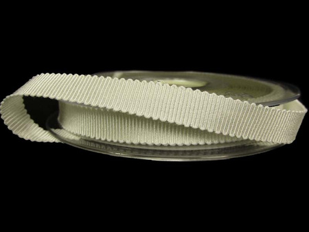 Taśm 10mm ryps bawełniano-wiskozowa ivory