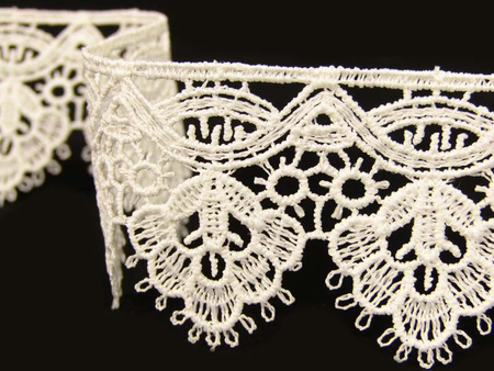 Koronka 3,5cm gipiurowa ecru