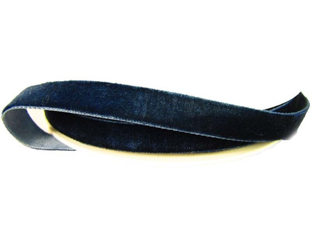 Aksamitka 9mm granat indygo