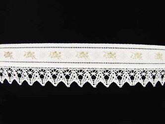 Koronka 5cm haft angielski biała