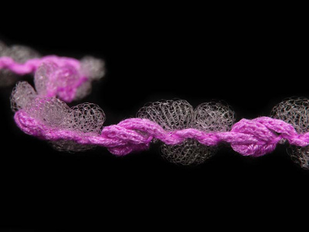 Taśma 1cm galonowa fioletowa