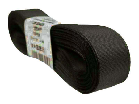 Wstążka 20mm tafta popiel grafitowy