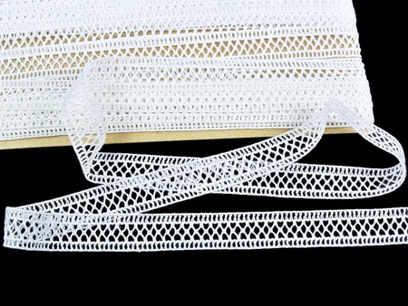 Wstawka 2cm bawełniana biała