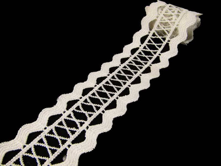 Wstawka 3,5cm gipiurowa poly ivory