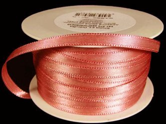 Wstążka 5mm atłas róż koral