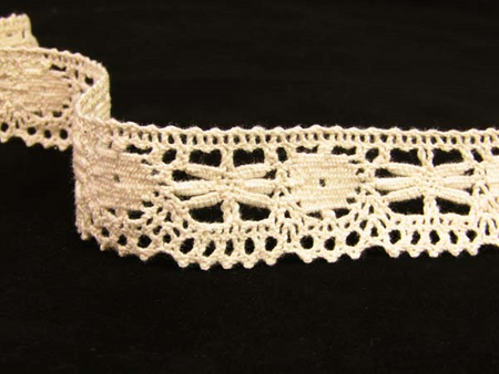 Koronka 3cm bawełniana naturalna
