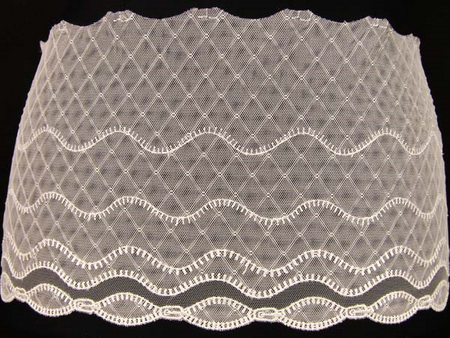 Koronka 18,5cm tiulowa ivory