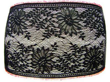 Wstawka 17cm elastyczna czarna