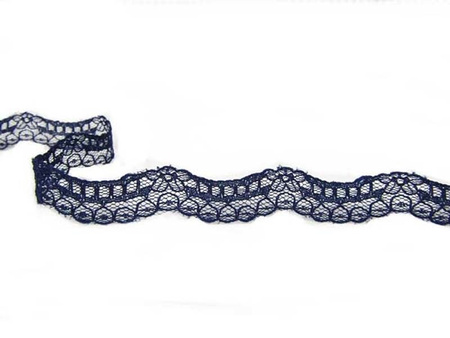 Koronka 1,5cm stabilna granat