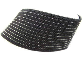 Guma 50mm tkana z dodatkiem wełny srebrna