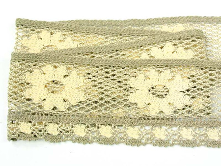 Koronka 8,5cm bawełna natural-len