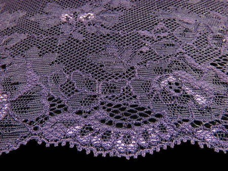 Wstawka 16cm elastyczna fiolet