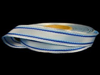 Taśma 15mm tkana PASY błękitna