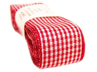 Wstążka 25mm PEPITO czerwona