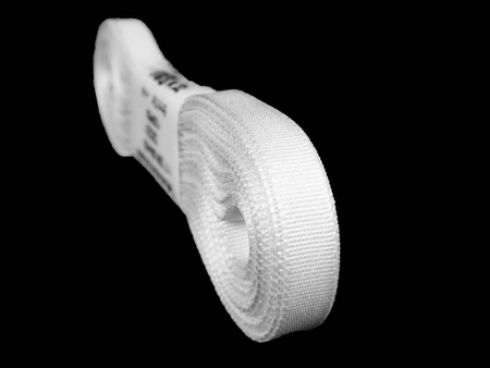 Wstążka 6mm tafta biała