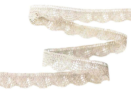 Koronka 1,7cm len natural