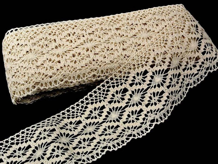 Koronka 9,5cm bawełniana naturalna