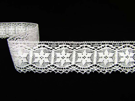 Koronka 3cm bawełniana biała