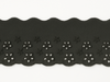 Koronka 5,5cm haft angielski czarna