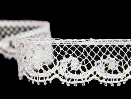 Koronka 1,2cm bawełniana biała