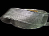 Wstążka 25mm ryps lurex srebrna
