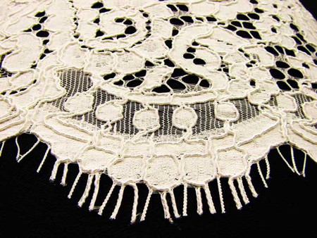 Koronka 160cm bawełnIano-wiskozowa ivory