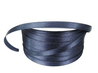 Wstążka 5mm atłas granat