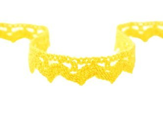 Koronka 1,4cm bawełniana żółta